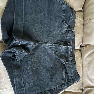 Old Navy Black Jean Shorts Relaxed Fit